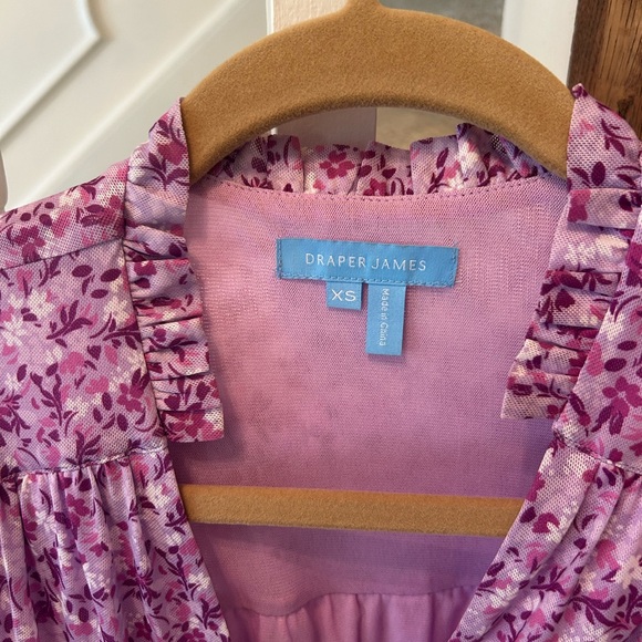 Draper James Naomi Dress in Lilac floral print - Picture 6 of 6